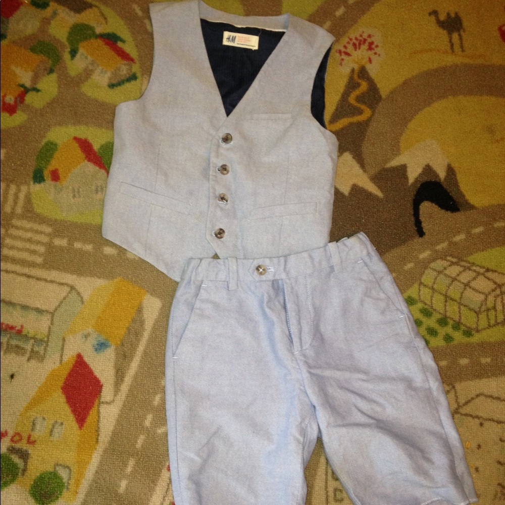H&M Boys Vest and Short Suit